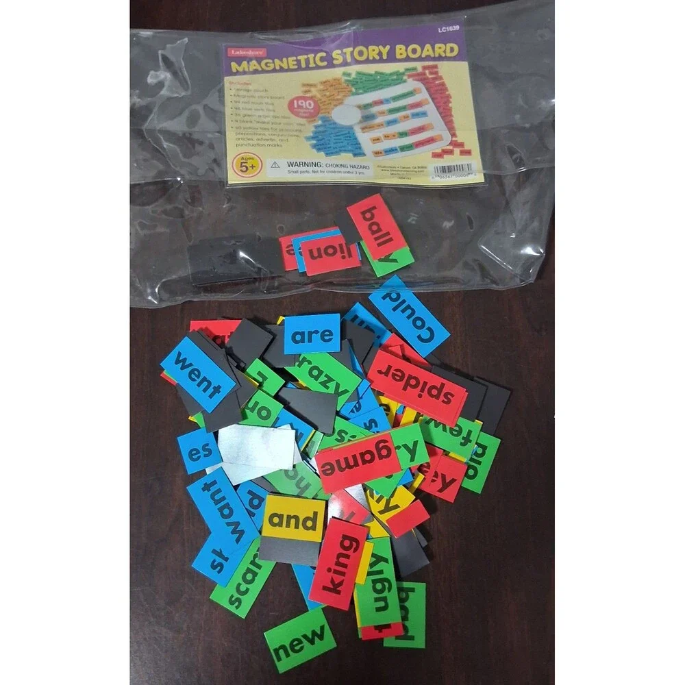 Magnetic Story Board 190 tiles Educational for kids ages 5+.